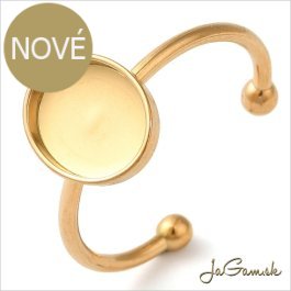 Základ na prsteň s lôžkom CHIRURGICKÁ OCEĽ 8x10mm, 1ks (CH1781g)